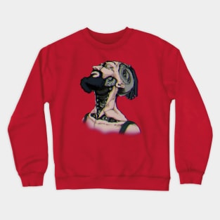 dreamer man cyber robot Crewneck Sweatshirt